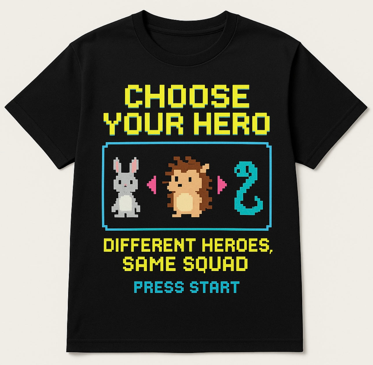 Choose Your Hero – Sensory Friendly Kids T-Shirt