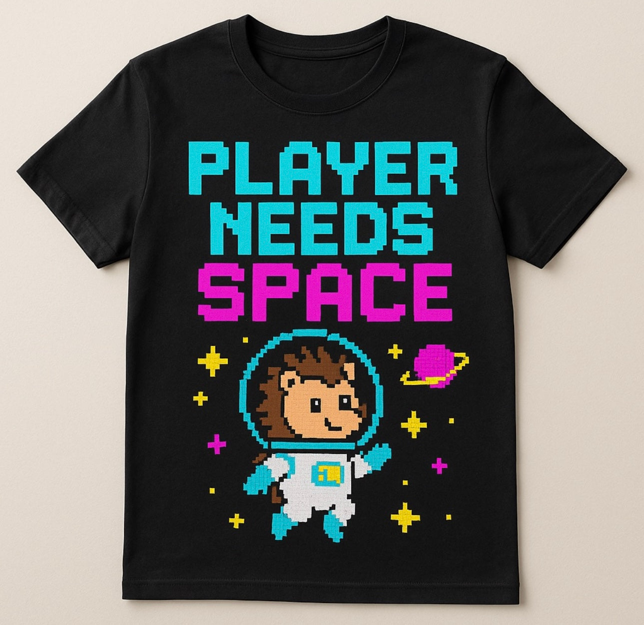 Player Needs Space – Sensory Friendly Kids T-Shirt