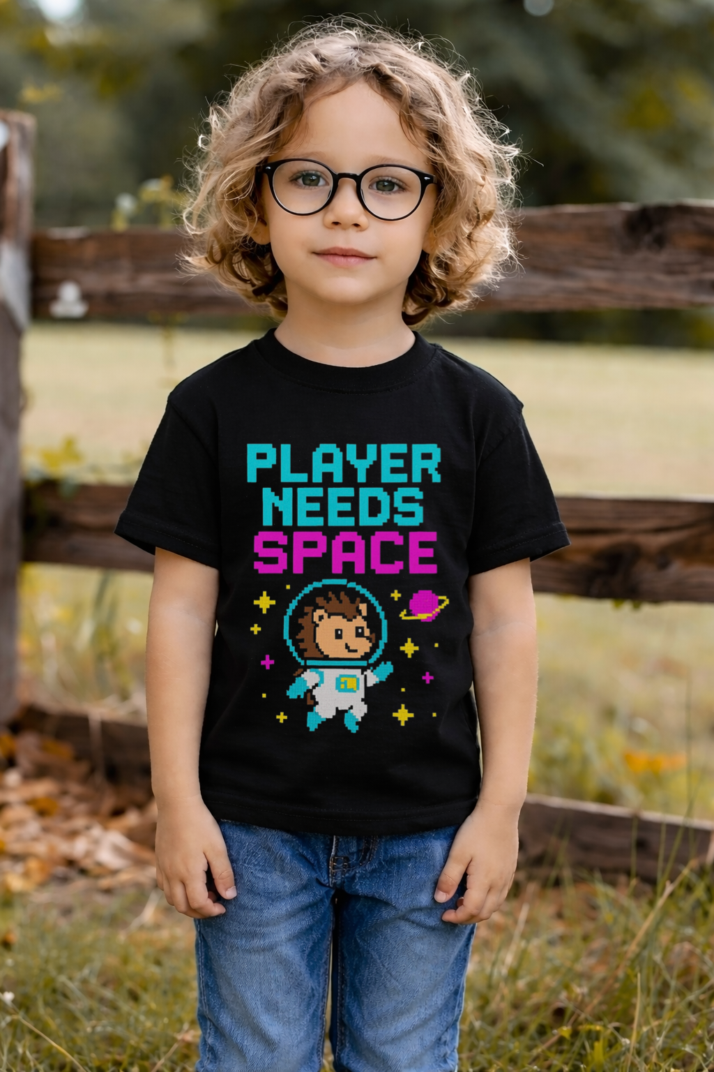 Player Needs Space – Sensory Friendly Kids T-Shirt