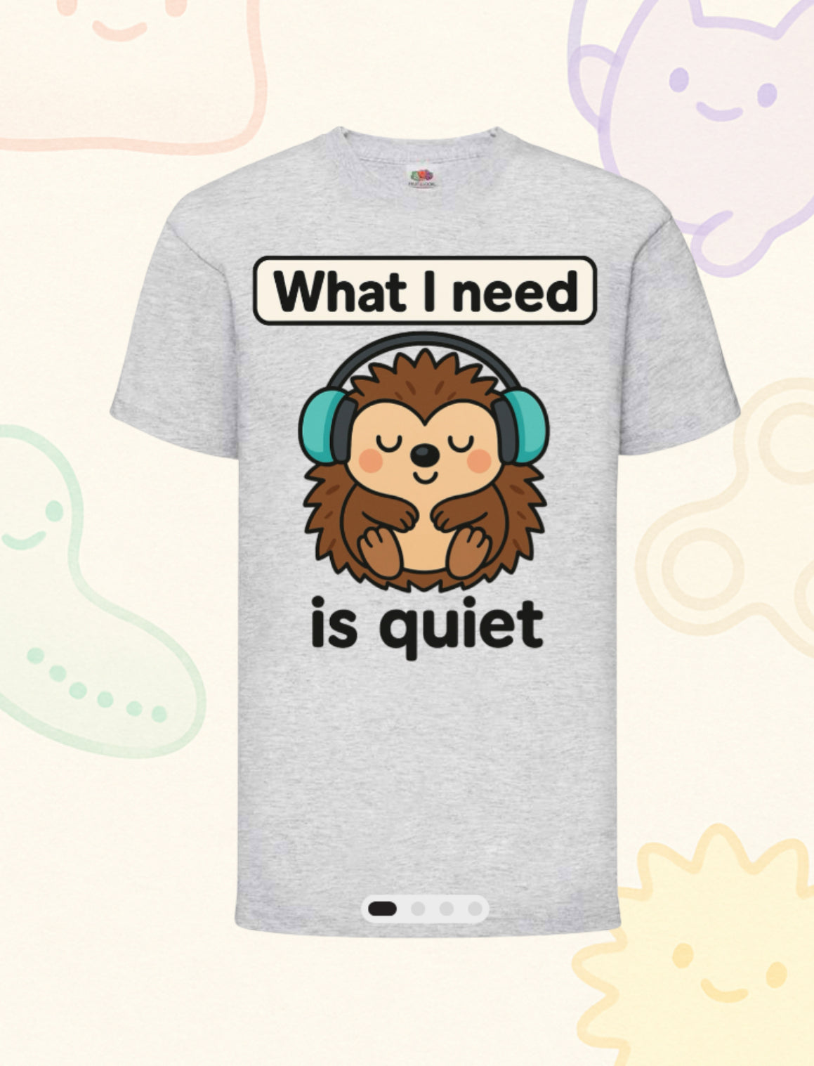 ‘What I Need is Quiet’ Sensory Squad T Shirt