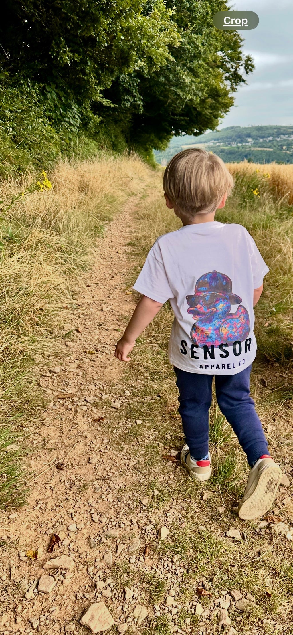 Sensory Duck Tee – White