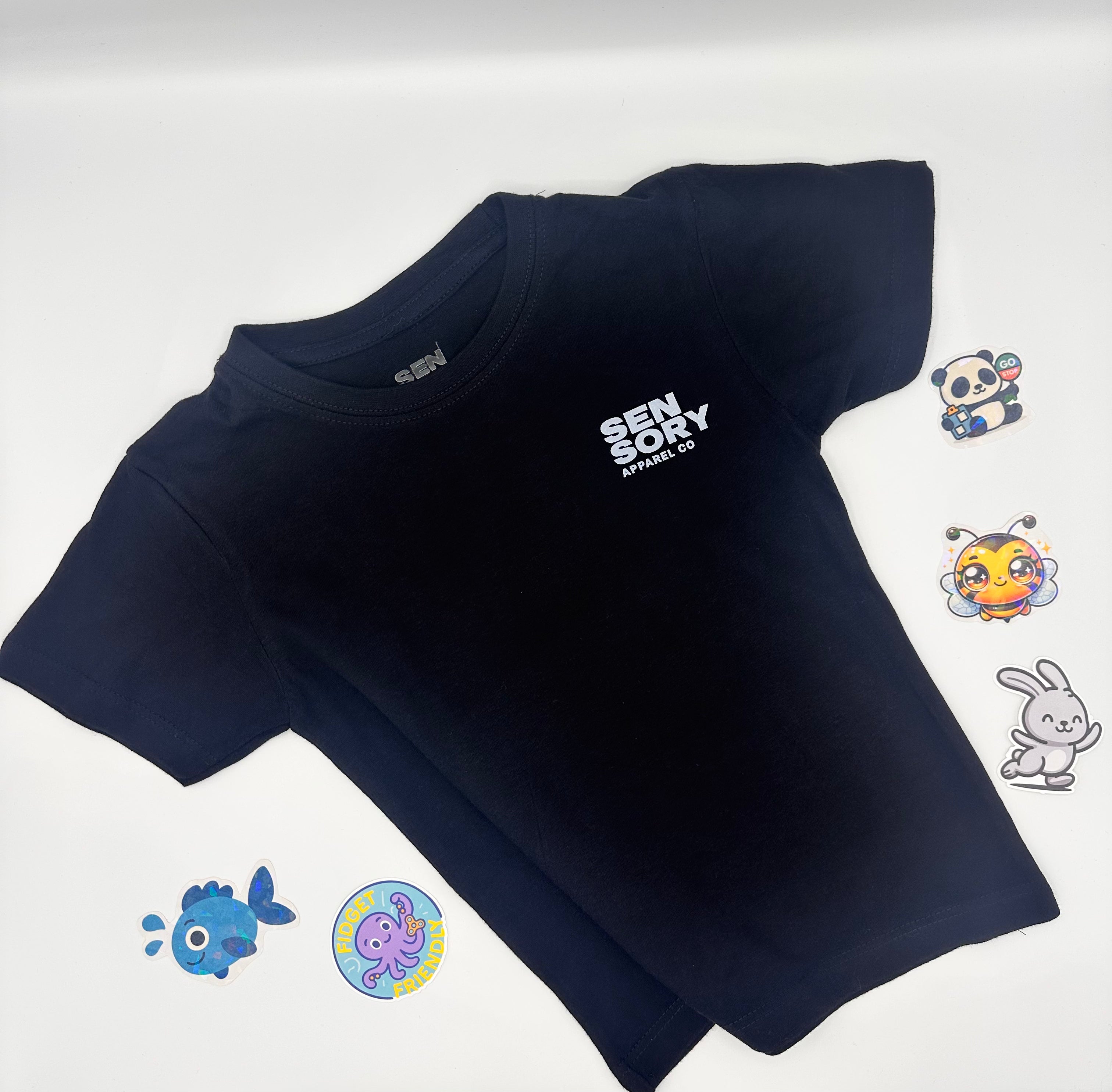 Sensory Duck Tee – Black