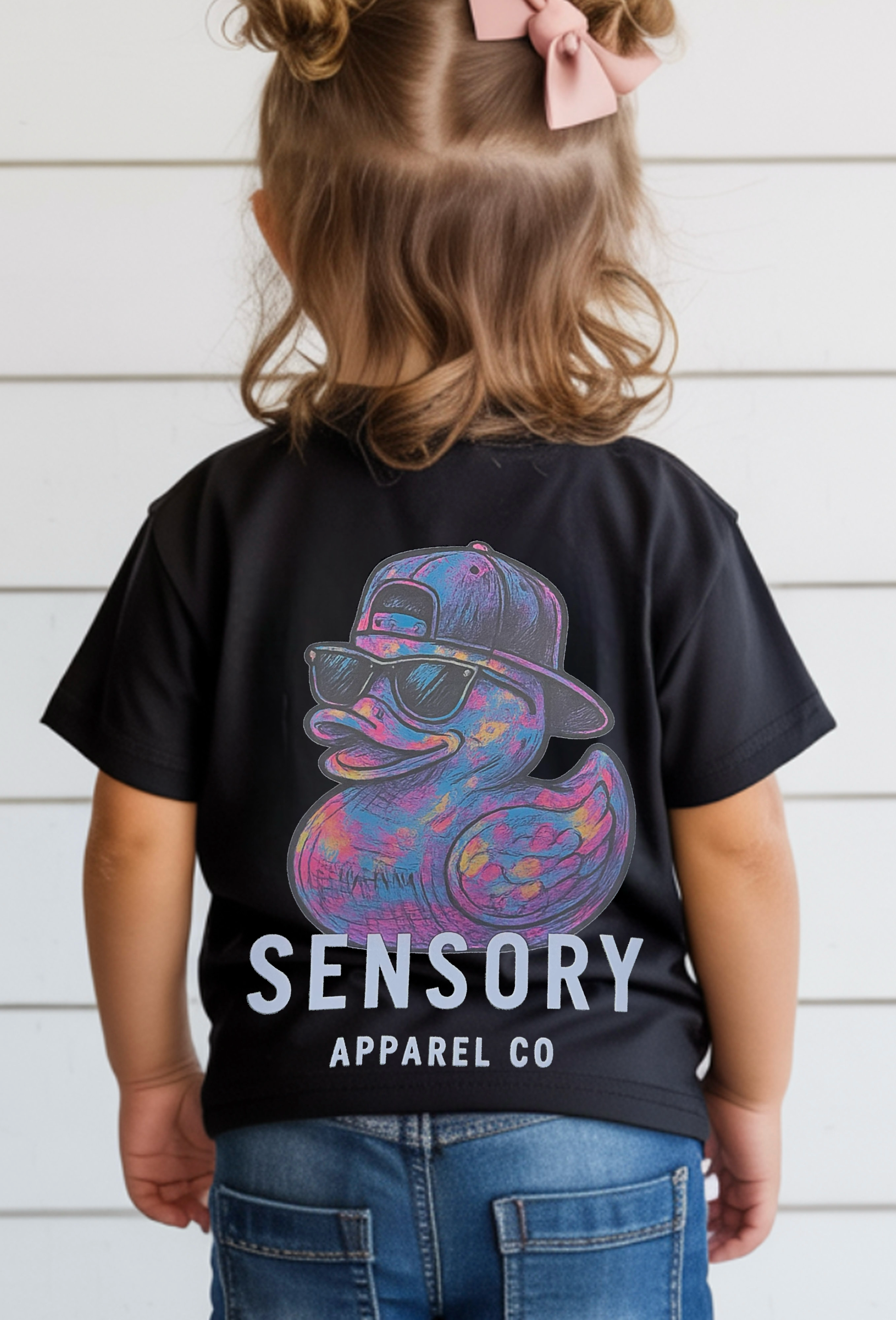 Sensory Duck Tee – Black